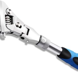 Flex-Head Telescopic Ratchet Wrench