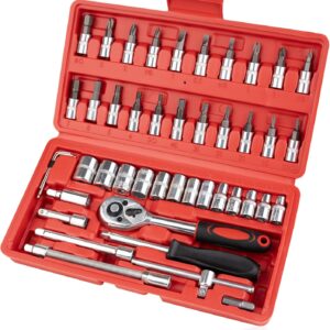 46-Piece Compact Socket & Screwdriver Set